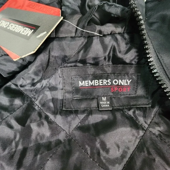 Members Only x NASA Black Anorak Jacket Men’s Size M - Picture 6 of 7